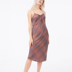 Aeropostale midi plaid sundress, size large